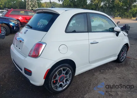 2013 Fiat 500 Sport z USA, uszkodzony, nr VIN 3C3CFFBR7DT533289